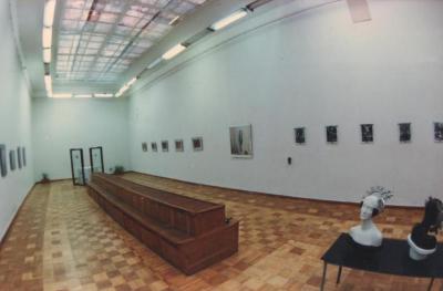 "Новий файл". Загальний вигляд експозиції виставки в Одеському художньому музеї