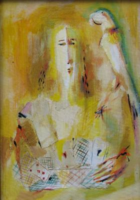 Дама з папугою