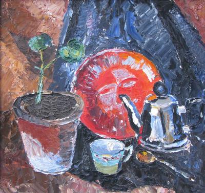 Червоно-чорний натюрморт