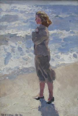 Woman by the Sea
