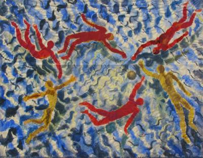 Водне поло (ескіз гобелена)